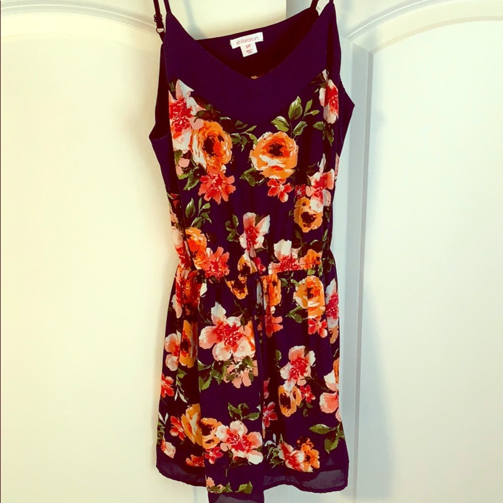 Never worn floral romper